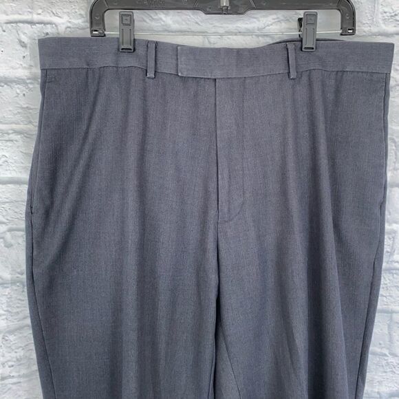 Perry Ellis portfolio flat front dress pants men size 38/32 - Picture 3 of 8